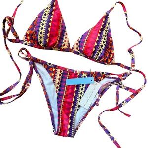 Vibrant Tribal‎ Print Bikini Set